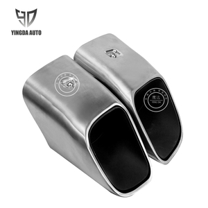 Per <span class=keywords><strong>PorscheMacan</strong></span> 2014-2018 aggiornamento Turbo tubo di scarico auto marmitta in acciaio inox tubo di scarico silenziatore punte del tubo di coda - Product Image 2
