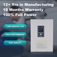 Convertisseur de fréquence VFD VSD personnalisé 15KW 20HP 220V Triphasé IP20 Pompe à eau Vector 50 60Hz Moteur AC Entraînement Compresseur