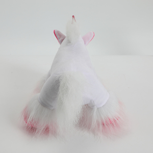 Atractivo Peluche <span class=keywords><strong>de</strong></span> Unicornio Blanco |   Diseño <span class=keywords><strong>de</strong></span> Cuernos con Brillantina Rosa y Puños Esponjosos para Niños a la Moda y para Regalos - Product Image 5