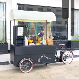 Nouveau chariot de restauration mobile commercial compact avec parasols, grill pour hot-dogs, friteuse pour vignerons, restauration rapide, crème glacée - État neuf - Product Image 5