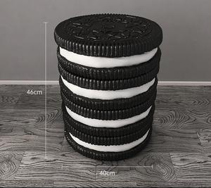Taburete de resina creativo al por mayor, decoración del hogar, taburetes de postre <span class=keywords><strong>Oreo</strong></span> - Product Image 2