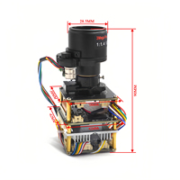 IMX675 Stavis 2 0.005LUX 5MP 30FPS 2.8-12mm Lensa Motor AF 4X Zoom Optik AI Denoise Pemantauan Keamanan Low-lux PoE 1/2.8 inci