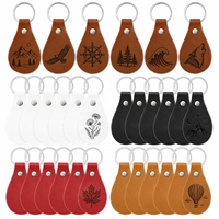 Porte-clés en cuir gravé au laser personnalisé, forme goutte d'eau, toucher doux, pour cadeaux promotionnels et accessoires de clés de voiture