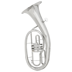 Llave plana de tres teclas <span class=keywords><strong>Tenor</strong></span> Bugle chapado en oro niquelado fósforo bronce B-Flat para comercio exterior para trompeta de tuba de banda de latón - Product Image 4