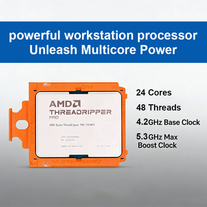 ซีพียู Threadripper PRO 7965WX โปรเซสเซอร์ 350W แคช 128MB 24 คอร์ 4.2GHz-5.3GHz 48 เธรด sTR5 ซ็อกเก็ต DDR5 สำหรับเซิร์ฟเวอร์เวิร์กสเตชัน - Product Image 3