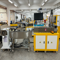 Machine d'extrusion à double vis ZS-433, machine de granulation plastique, extrudeuse de compostage pour le traitement des matériaux