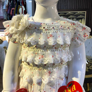 Robe de soirée en coton pour filles, tenue de fête, pour petite fille, avec bandeau, nouveau design pakistanais, de bonne qualité - Product Image 5