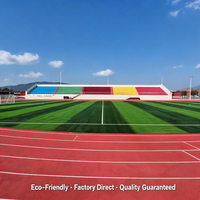 Piste d'athlétisme extérieure respirante à double couche en caoutchouc PU, 400 m, qualité export pour les stades du Moyen-Orient
