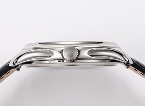 Montre chronographe luxueuse avec aiguilles en acier inoxydable, diamètre 43 mm, résistance à l'eau 30 bars, mouvement mécanique - Product Image 2