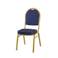 Chaises de mariage empilables en gros bon marché couvre chaises de banquet en métal d'occasion à vendre