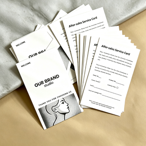 Tarjeta <span class=keywords><strong>de</strong></span> Felicitación <span class=keywords><strong>de</strong></span> Cartón con Logotipo Personalizado, Impresión Offset, para Regalos, Cosméticos, Ropa, Empaquetado, Agradecimiento - Product Image 4