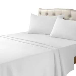 Ensembles de draps de lit king size avec couettes et draps de lit Drap de lit et couette de qualité 100 coton