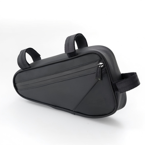 Sacoche de selle triangulaire imperméable Maidoli pour vélo, grande capacité, pochette de rangement pour tube supérieur, en tissu Oxford sécurisé, pour <span class=keywords><strong>VTT</strong></span> et vélo de route - Product Image 5