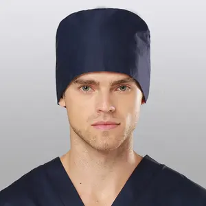 Nursing doctor caps suppliers custom logo medical scrubs cap nurse surgical caps for women and men