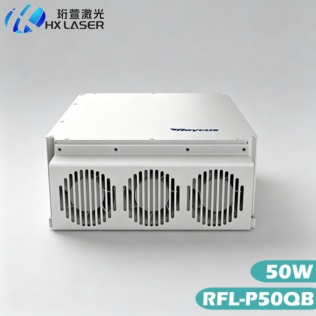 HXLASER Raycus Fiber Laser Source 50w RFL-P50QB 50w Laser Parts for Metal Marking Engraving Carving Pulsed Fiber Laser Source
