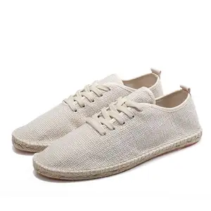 Espadrilles Men Solid Color Women Mens Espadrilles Shoes Lofar Plain Breathable Casual Mules Shoes