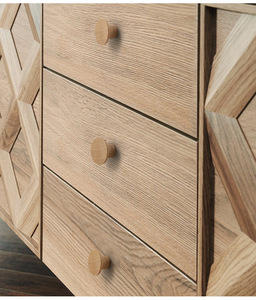 Tiradores de Mueble Ovalados de Madera, Perillas Minimalistas para Muebles, Diseño Duradero para Uso en Gabinetes - Product Image 3