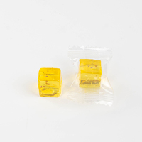 Bonbons gélifiés aux graines de chia transparents, riches en fibres alimentaires, confiserie moelleuse, vente en gros
