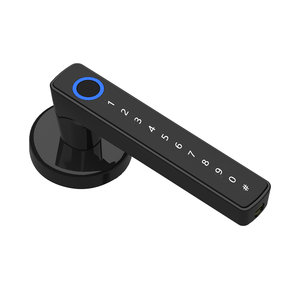 ग्राफिटी स्मार्ट गोलाकार कार्यालय एंटी-चोरी फिंगरप्रिंट अनलॉक अनलॉक इलेक्ट्रॉनिक लॉक लकड़ी के दरवाजे के लिए इलेक्ट्रॉनिक लॉक - Product Image 2