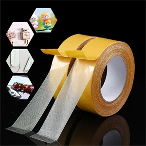 Carpet Tape Double-sided Cloth-based Adhesive Paper & Film Transparent HWK 25mm Waterproof Rubber Double Sided Masking Wide