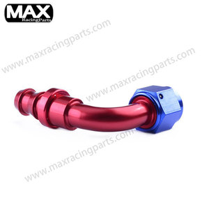 AN4 an6 an8 AN10 AN12 0 45 90 180 độ Hợp kim nhôm đẩy vào nhiên liệu dầu khí dòng ống Ống kết thúc một phù hợp Push-On Adapter - Product Image 4