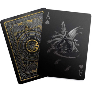 Printing Luxury Plastic 54 Playing Cards Deck Custom Made PVC Poker Playing Cards Tuck Box