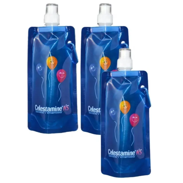 Nieuw Ontwerp Bpa Gratis Plastic Opvouwbare Waterfles Inklapbare Tas Voor Drinken