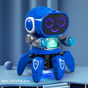 Robot Inteligente Eléctrico de Seis Garras, Juguete Electrónico de Plástico con Luz y Sonido, Bailarín, Popular en TikTok - Product Image 6