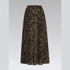 Eleva tu guardarropa de resort con una elegante falda pareo con estampado de leopardo – Pareo de secado rápido personalizable para una apariencia impecable - Product Image 1