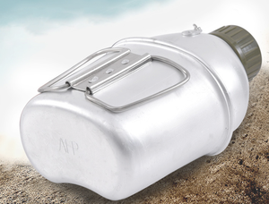 Botella de agua de aluminio de 1.2L para camping, botella de agua para exteriores, ligera, resistente a caídas, cantimplora. - Product Image 3