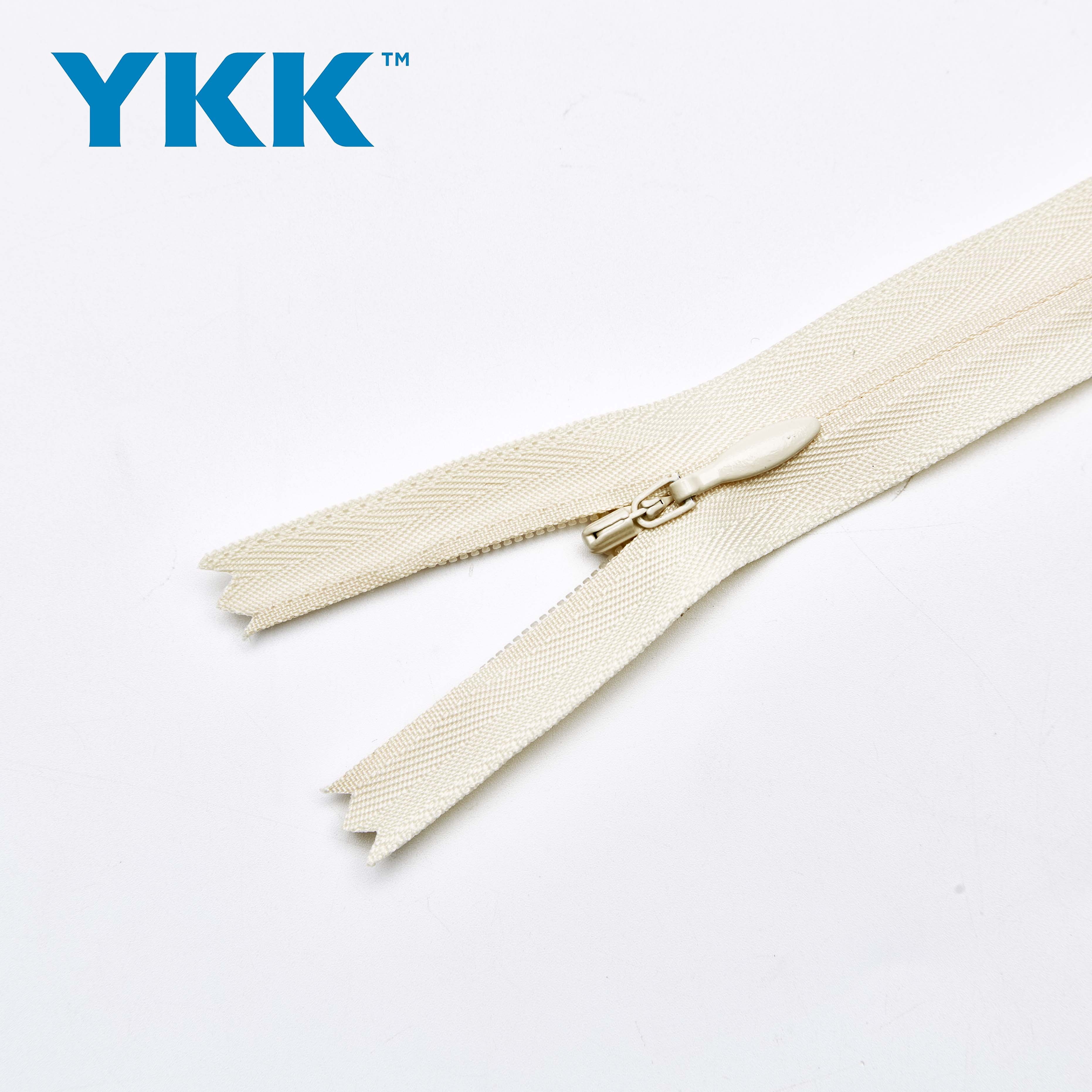 3# YKK Invisible Zipper Multi-Color Hidden Nylon Close-End Zipper Zippers For Garments