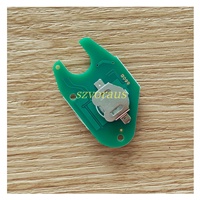 Pour clés télécommandes à 2 boutons avec PCB et puce PCF7946A-46 433 MHz, modèle Ren-RK-06ZB2, couleur noire, fonction de verrouillage