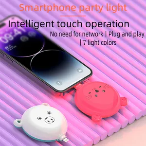 Échantillon gratuit de lumière LED selfie pour iPhone Tous les téléphones portables