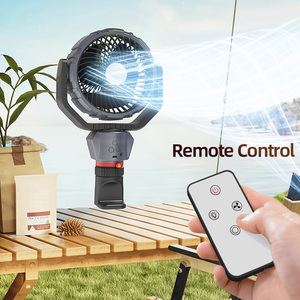 Truck 7 Inches <b>Car</b> Fan Camping Fan with 4000mah Adjustable 4 Wind Speed Suitable for All Vehicle <b>Clip</b> Fan Oscillating Remote Fan - Product Image 3