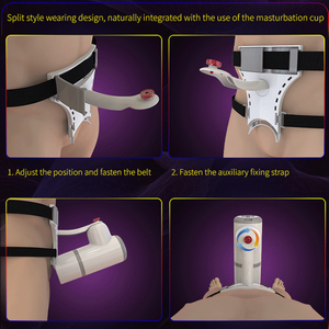 ถ้วยช่วยตัวเองแบบสั่นอัตโนมัติ TPE ขยายได้ ดูดกระชับ สำหรับผู้ชาย ของเล่นทางเพศชาย ถ้วยช่วยตัวเองแบบสุญญากาศ - Product Image 6