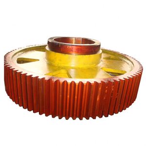 Rueda dentada de diente recto grande endurecida de módulo grande de forja para caja de cambios - Product Image 1