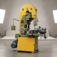 Scie à ruban verticale robuste de 7,5 kW, largeur de coupe de 300 mm, pour le traitement du bois et du bois franc, directement de l'usine