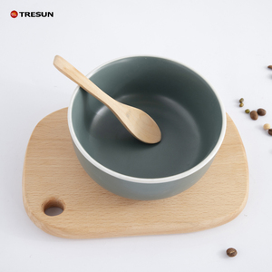 ชามผสมสลัดเซรามิกชามซุปเซรามิกสไตล์เรียบง่ายสำหรับบ้าน - Product Image 5