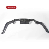 Vente chaude! Accessoires de voiture F80 F82 V style diffuseur arrière en fibre de carbone kit de carrosserie pour BMW M3 M4 lèvre de pare-chocs arrière 2015-2019