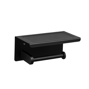 Portarrollos <span class=keywords><strong>de</strong></span> Papel Higiénico Universal <span class=keywords><strong>de</strong></span> Acero Inoxidable 304 para Uso Doméstico y Comercial, con Soporte para Teléfono y Montaje en Pared - Product Image 1