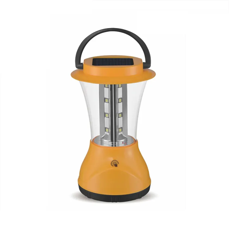 Rechargeable solar outside camping lantern easy carry night light with 16pcs LED