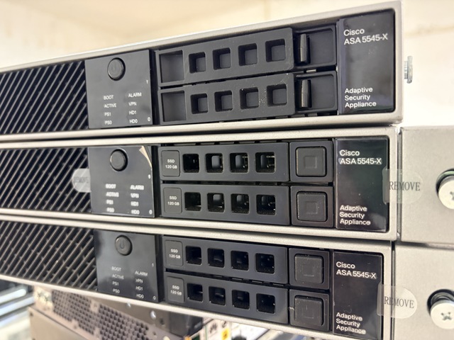 Used ASA5545-X Firewall 3Gbps 750K Concurrent 2500 IPSec SSL Security Gateway