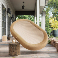 Zenidoo Ensemble Griffoir et Chaise Longue pour Chat - Poteau à griffer en sisal rigide, durable et qui ne perd pas ses fibres