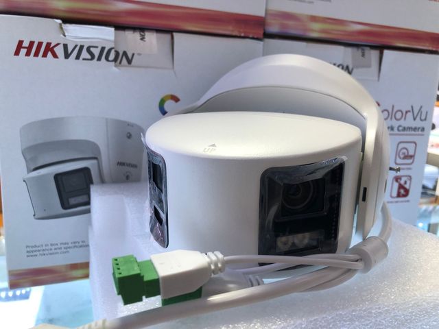 Hikvision Original DS-2CD2387G2P-LSU/(SL) 8MP CMOS Panoramic ColorVu Fixed Dome Network Camera Human Vehicle Classification IP67