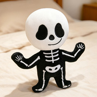 Peluche fantôme drôle de Halloween : squelette, momie, vampire – Jouet en peluche, accessoires amusants, poupée en tissu doux, cadeaux de fêtes