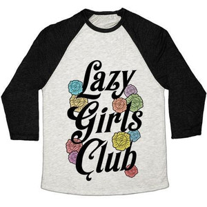 Lazy Girls Club Unisex Tri-Blend <b>Baseball</b> <b>Tee</b> - Product Image 3