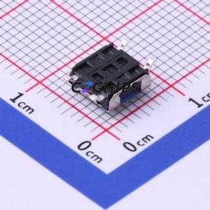 UK-B02130-G3.1-250 Tactile Switch SMD-4P,6.2x6.2mm Switch Single Pole Single Throw Round Button 2.5N Vertical Mount - Product Image 2