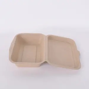 गेहूं के भूसे लुगदी tableware डिस्पोजेबल भोजन बॉक्स