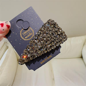 YANYE Elegante Luxus Mädchen Haarschmuck BB Clip Bunte tschechische funkelnde Diamant Strass Modische Kunststoff Haarnadeln - Product Image 4