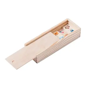 Jeu de dominos en bois, animaux, gadgets personnalisés - Product Image 3